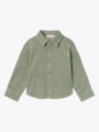 Lil- Atelier Obert Long Sleeve Cord Shirt Seagrass