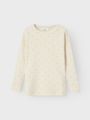 Lil- Atelier Gago Long Sleeve Slim Top Turtledove