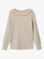 Lil- Atelier Gago Kug Long Sleeve Slim Top Turtledove