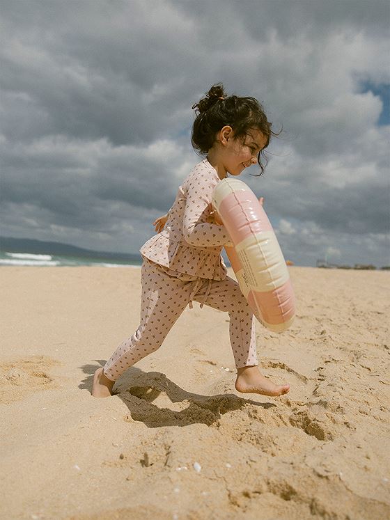 Lil- Atelier Desma Long Sleeve Slim Top Peach Whip