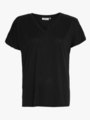 MSCH Copenhagen Fenya Modal V-Neck Tee Black