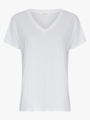 MSCH Copenhagen Fenya Modal V-Neck Tee Optical Snow