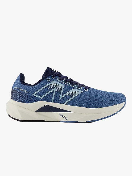 New Balance Fuel Cell Propel Heron blue with navy and angora