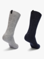 Northug Raggsock 2-pack Grey Melange / Navy