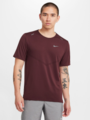 Nike Dri-Fit Rise 365 Short Sleeve Burgundy Crush / Reflective Silver