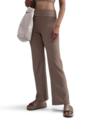 Nike One Dri-Fit High-Waisted Fold-Over Pant Mink Brown / Black