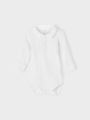 Name It Holger Long Sleeve Polo Body Bright White