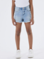 Name It Rose High Waist Mom Denim Shorts Medium Blue Denim