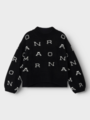 Name It Eify Long Sleeve Oversized Knit Black