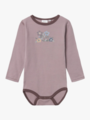 Name It Willow Wool Long Sleeve Body Purple Dove