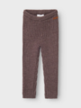 Name It Wriss Wool Knit Legging Sparrow