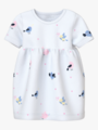 Name It Vandora Short Sleeve Dress Box Bright White Birds