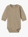 Name It Otat Ribbed Long Sleeve Body Weathered Teak