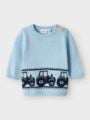 Name It Birane Long Sleeve Knit Cerulean