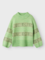 Name It Beify Long Sleeve Oversized Knit Arcadian Green