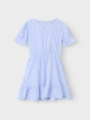 Name It Frikalina Short Sleeve Wrap Dress Xenon Blue