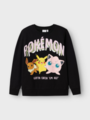 Name It Jima Pokemon Long Sleeve Relaxed Sweat Sky Black