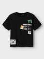 Name It Jafar Minecraft Short Sleeve Top Box Black