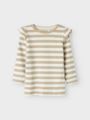 Name It Taia Slim Long Sleeve Top Pure Cashmere Cloud Dancer