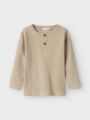 Name It Bart Long Sleeve Slim Top Pure Cashmere