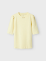 Name It Tuna Short Sleeve Xsl Top Pastel Yellow