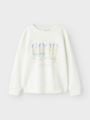 Name It Boppe Long Sleeve Sweat Unbrushed Cloud Dancer