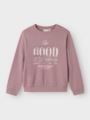 Name It Boppe Long Sleeve Sweat Unbrushed Elderberry