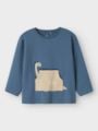 Name It Bawi Long Sleeve Top China Blue