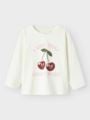 Name It Berrie Long Sleeve Top Cloud Dancer