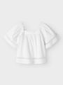 Name It Fatidias Short Sleeve Top Bright White