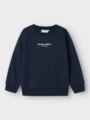 Name It Brody Long Sleeve Sweat Brushed Navy Blazer