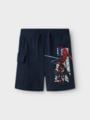 Name It Mo Spider Sweat Shorts Marvel Navy Blazer