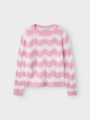 Name It Damilla Long Sleeve Knit Pink Frosting