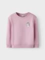 Name It Divina Long Sleeve Sweat Brushed Cameo Pink