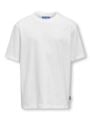 Only - Sons Jr Fred Life Relaxed Short Sleeve Tee Junior Bright White