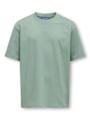 Only - Sons Jr Fred Life Relaxed Short Sleeve Tee Junior Chinois Green