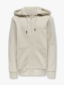 Only & Sons Jr Ceres Zip Hoodie Sweat Silver Lining