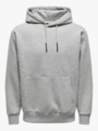 Only & Sons Ceres Hoodie Sweat Light Grey Melange