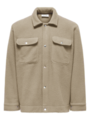 Only & Sons Emilio Teddy Overshirt Driftwood