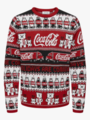 Only & Sons XMAS Reg Cola Crew Knit Pompeian Red