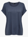 Only Moster Short Sleeve O-Neck Top Ombre Blue