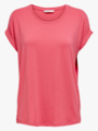 Only Moster Short Sleeve O-Neck Top Tea Rose