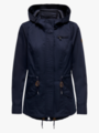 Only Lorca Canvas Parka Blue Graphite