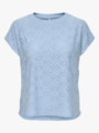 Only Smilla Short Sleeve Top Soft Chambray