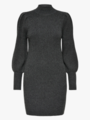 Only Katia Long Sleeve Dress Knit Dark Grey Melange