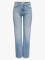 Only Blush Mid Straight Denim Light Blue Denim