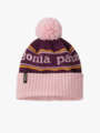 Patagonia K's Powder Town Beanie Park Stripe Knit: Night Plum