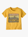 Patagonia Baby Fitz Roy Skies T-Shirt Nectar Yellow