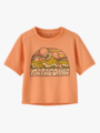 Patagonia Baby Cap Silkweight T-Shirt Fitz Roy Rays: Heirloom Peach