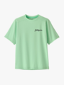 Patagonia Cap Silkweight T-Shirt Little Fish / Rinsed Green